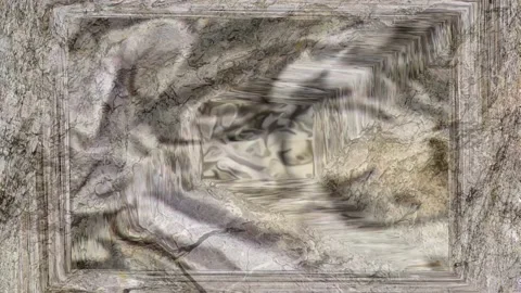 4k abstract animation of the stone texture area Stock Footage 162373184