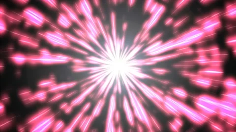 4K Abstract background animation with bright white and pink rays rotation. Stock Footage 113563990