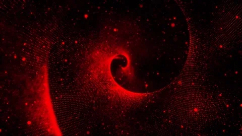 4K Abstract background animation shining red particles and dust Stock Footage 278189653