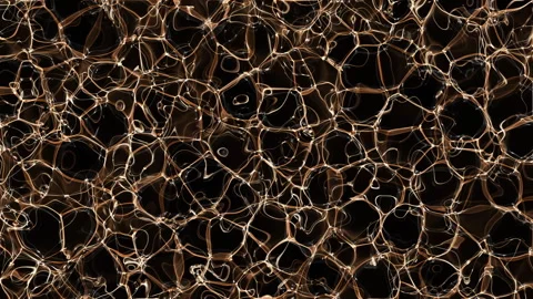 4K, abstract background, caustics, organic, micro, microscopic, reflection, tran Video stock 241974544