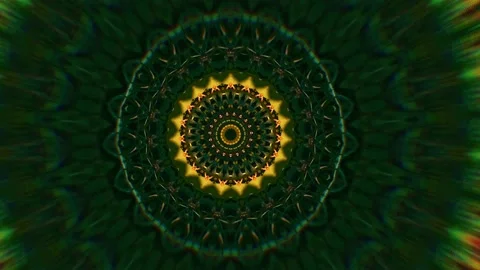 4K abstract background. Dynamic moving fantasy loop. Kaleidoscope. Stock Footage 157230447