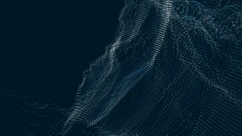 4k Abstract background floating particle surface. Stock-Footage 122145174