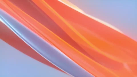 4K Abstract Background Flowing Wavy Shapes Peach and Blue Gradient 스톡 동영상 334445296