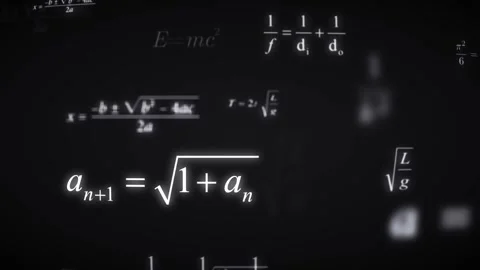 4K Abstract Background with Mathematical Equations and Physics Formulas Stock Footage 327378446
