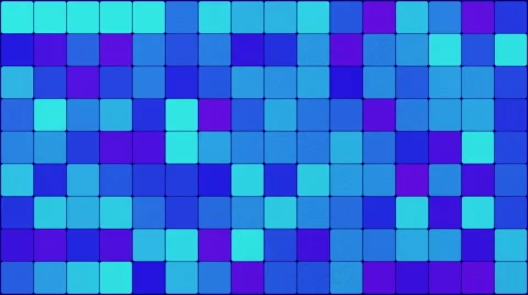 4K: Abstract Background. Seamlessly Loopable Squares Changing Color 스톡 동영상 53121202