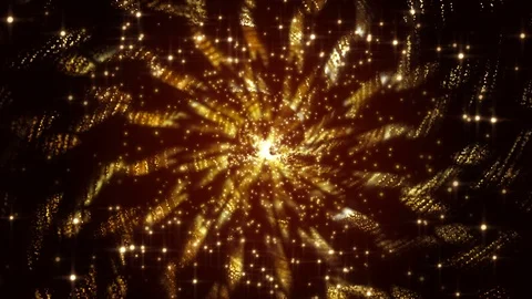4K Abstract background shining particles form mesmerizing rotating patterns loop Stock-Footage 102277084