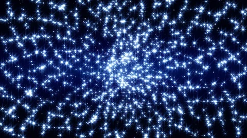 4K Abstract background shining particles form mesmerizing rotating patterns loop Stock-Footage 102329886