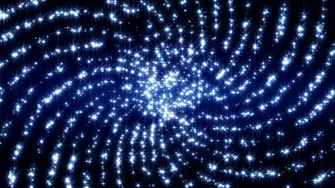 4K Abstract background shining particles form mesmerizing rotating patterns loop Stock-Footage 102665687