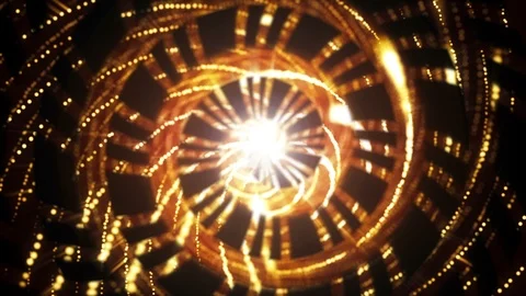 4K Abstract background shining particles form mesmerizing rotating patterns loop Stock-Footage 102666591