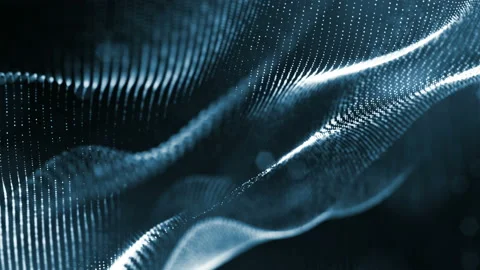 4k abstract background with smooth looped animation of glowing particles Stock Footage 95251347