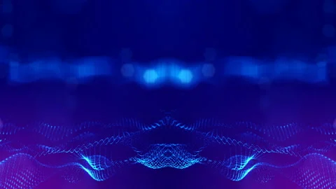 4k abstract background with smooth looped animation of glowing particles Stock Footage 95254551