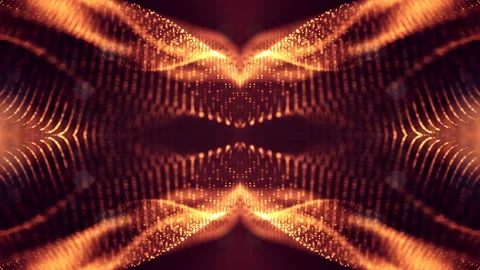 4k abstract background with smooth looped animation of glowing particles Stock Footage 95257305