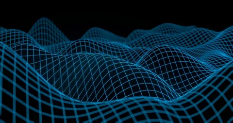 4k abstract background with smooth looped animation of glowing particles Stock Footage 108136987