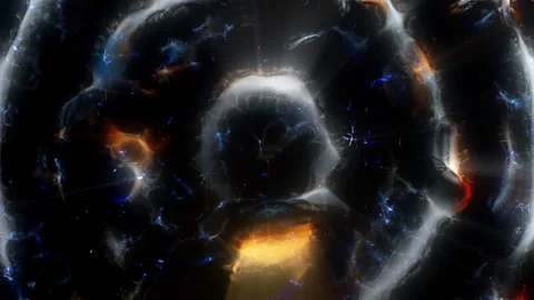 4K, abstract background, Spherical, magnified, science, chemistry, physics, refl Stock Footage 241978192