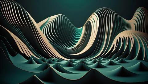 4k Abstract background. UI and UX designed. Generated AI. Stock Illustration
