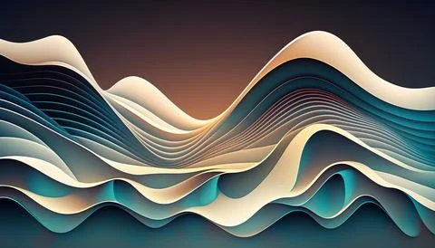 4k Abstract background. UI and UX designed. Generated AI. Stock Illustration