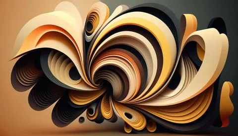 4k Abstract background. UI and UX designed. Generated AI. Stock Illustration