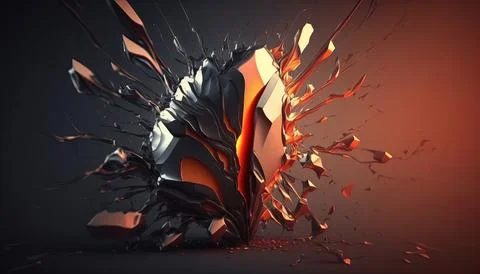 4k Abstract background. UI and UX designed. Generated AI Stock Illustration