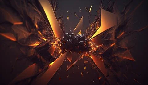 4k Abstract background. UI and UX designed. Generated AI Stock Illustration