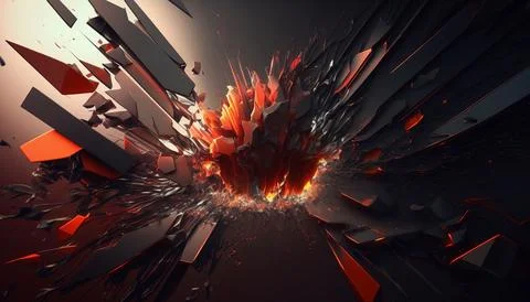 4k Abstract background. UI and UX designed. Generated AI Stock Illustration