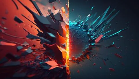 4k Abstract background. UI and UX designed. Generated AI Stock Illustration