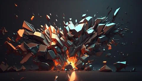 4k Abstract background. UI and UX designed. Generated AI Stock Illustration