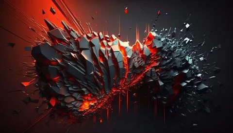 4k Abstract background. UI and UX designed. Generated AI Stock Illustration