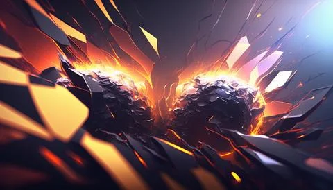 4k Abstract background. UI and UX designed. Generated AI Stock Illustration