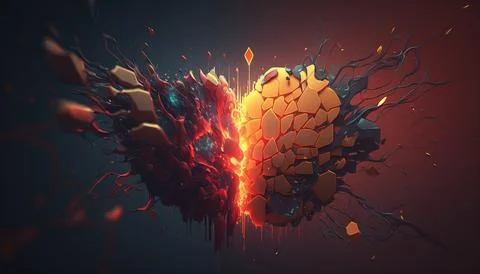 4k Abstract background. UI and UX designed. Generated AI Stock Illustration