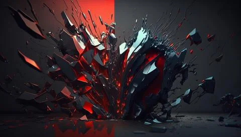 4k Abstract background. UI and UX designed. Generated AI Stock Illustration