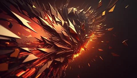 4k Abstract background. UI and UX designed. Generated AI Stock Illustration