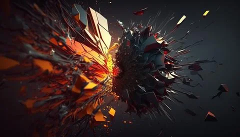 4k Abstract background. UI and UX designed. Generated AI Stock Illustration