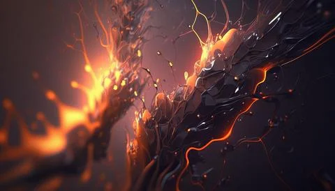 4k Abstract background. UI and UX designed. Generated AI Stock Illustration