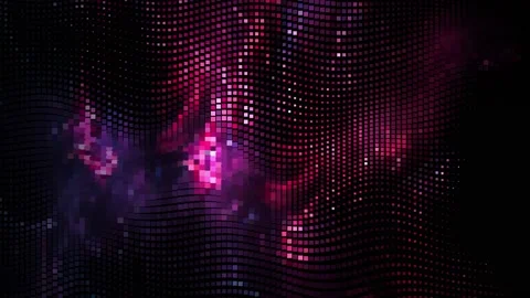 4k Abstract background wave particles form. Stock Footage 146315068
