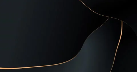 4k Abstract black shine glow and gold luxury animated background. Stock Footage 153224251