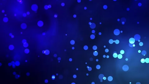4K Abstract Blue Bokeh Particles Motion Graphic Black Background 스톡 동영상 331623981