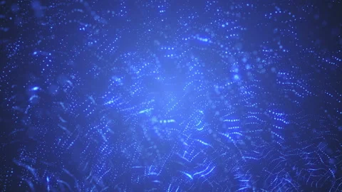 4K Abstract blue cg motion waving dots texture Stockbeeldmateriaal 112369745