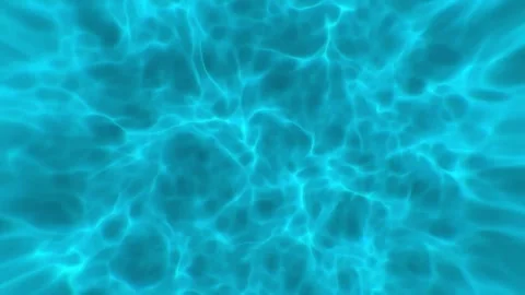 4K Abstract Blue Water Surface Sunlight Refraction Caustics Stock Footage 334444761