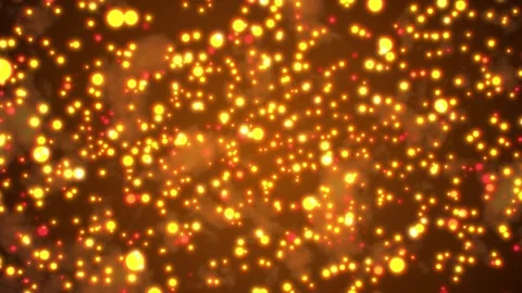 4K Abstract Blurred Amber and Gold Light Effect Background Stock Footage 255492096