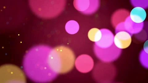 4K Abstract Bokeh Background Blurred Circles in Pink Purple and Blue Stock-Footage 334444783