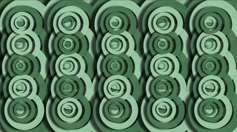 4k Abstract circle ring ripple cloud pattern,round paper,biscuit snacks texture Stock Footage 53776345