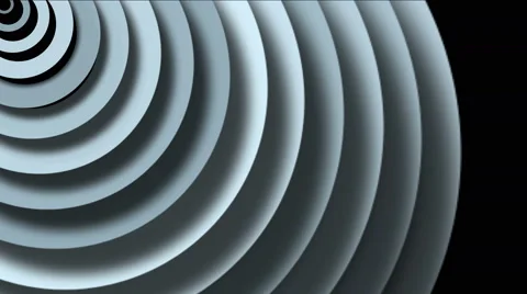 4k Abstract circle ring rounds 3d tunnel hole,3d paper ripples cards wave space Stock Footage 52912224