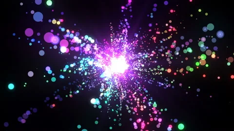 4K Abstract colorful background. Magic effect. Stock Footage 139603583