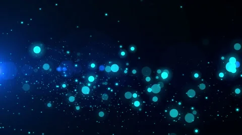 4k Abstract Dark Blue Bokeh Animation Background Seamless Loop. Stock Footage 56609370