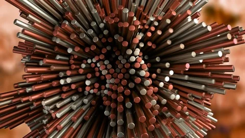 4K Abstract Deep Learning Neural Net Concept. Video stock 111576153