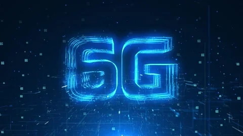 4K Abstract digital 6G internet network technology with big data node connection Stock Footage 150217758