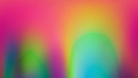 4K Abstract Digital Background Pink Yellow and Green Neon Gradient Stock-Footage 334445587
