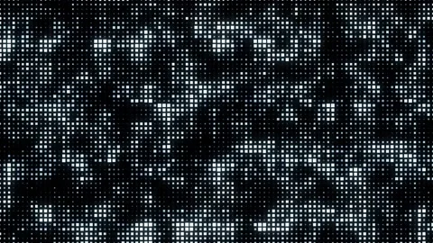 4K Abstract Digital grain, interface white and blue pixels noise. Looping Vídeo Stock 209142910