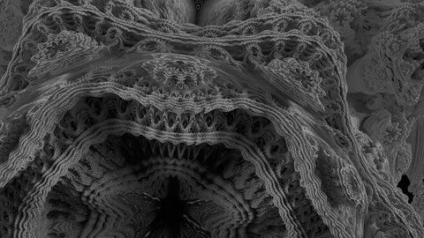 4K Abstract Expanding Fractal Pattern. 스톡 동영상 105615429