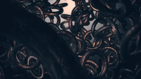 4K abstract falling objects. Beautiful motion graphics background. Video stock 129978669